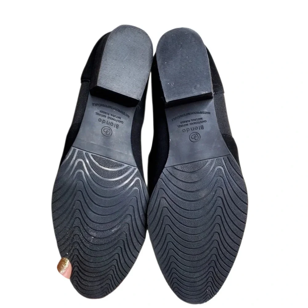 Blondo‎ Women's  Izzys Waterproof Black Ankle Booties Size: 7.5